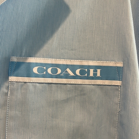 Coach blue pajamas 2 piece SET size L NWOT - Picture 2 of 15
